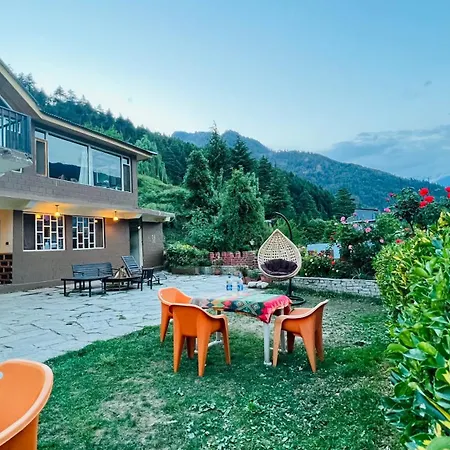 The Manu Emerald # Farmhouse # Top Selling Cottage In Manali # Peaceful Heritage Cozy Stay # Lawn With Bonfire # Most Awarded-2